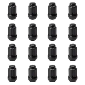 Tusk 178-207-0003 Set Of Tapered Spline Drive Lug Nut 12mm X 1.25mm Thread Pitch Black 16 Pcs