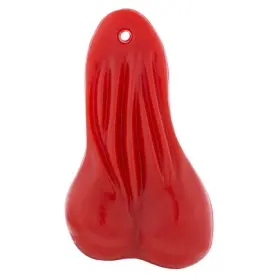 70147 United Pacific Rubber Balls 8.25 Inch Tall Large Low Hanging Red