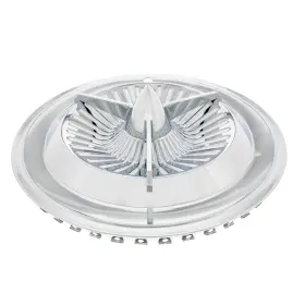 C5059 United Pacific 16 Inch Chrome Polara Tri-bar Hubcap 4/set