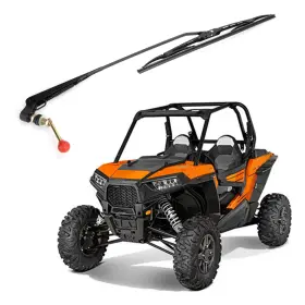 M581-a003 Vipih Utv Manual Windshield Wiper Universal For Polaris Ranger Rzr Kawasaki Mule