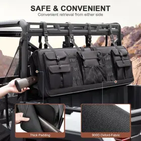 Mgr23122944 Wmphe 53 Inch Atv Rear Rack Soft Storage Gear Bag Utv Hunting Tool Carrier Case