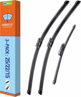 Wow-0047-252215h Wowiper 25 Inch 22 15 Oem Replacement Windshield Wiper Blades For Narrow Ptb