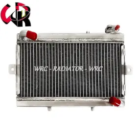 Radiator-215 Wrcrad Radiator For 1986 1987 87 Honda Trx250 Trx250r Trx250x Trx 250 Polished Aluminum