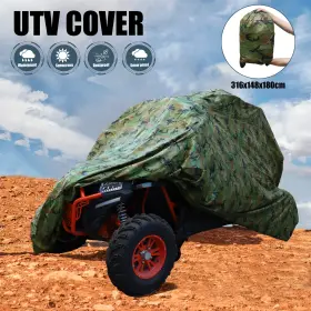 X Autohaux 743151952865 Utv Cover Waterproof Full For Polaris Rzr Ranger Camouflage Color