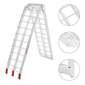 750lbsatvramps Yallstoreramp 1x 7.5ft Foldable Aluminum Motorcycle Loading Ramps Heavy Duty Bike Ramp Arched