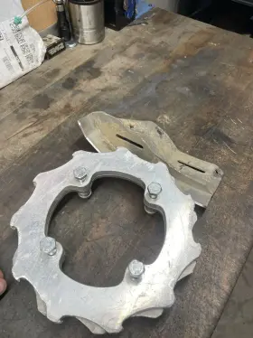 11111111110 Yamaha Yfz 450 R X Glann Digger Sprocket Guard / Lsr Rotor