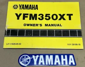 11626-05-52 Yamaha 87-88 Yfm350x Warrior Owners Manual Yfm350xt B