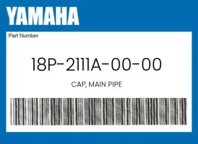 18p-2111a-00-00 Yamaha Genuine Cap Main Pipe -