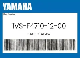 1vs-f4710-12-00 Yamaha Genuine Single Seat Asy -