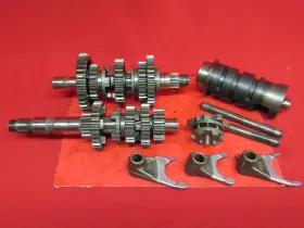 24w-17410-10-00 Yamaha 1985 Yfm 200 Moto 4 Complete Transmission Assembly -