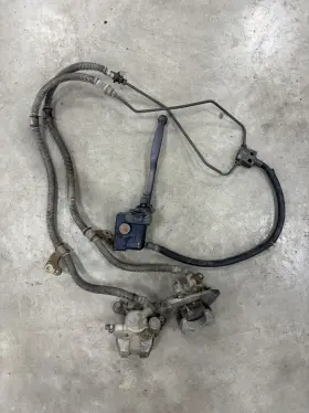 2gu-25870-10-00 Yamaha Wolverine 350 4wd Oem Front Brake Assembly Calipers Master Cylinder 2gu-25870-10-00 Yamaha Wolverine 350 4wd Oem Front Brake Assembly Calipers Master Cylinder