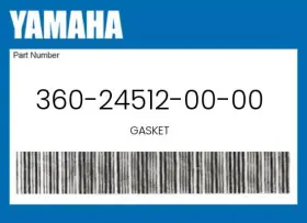 360-24512-00-00 Yamaha Genuine Gasket -