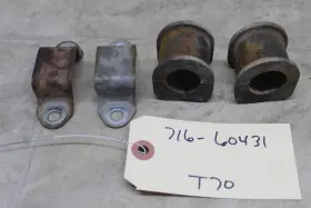 3b4-2386g-00-00 Yamaha 09-11 Grizzly 550 07-11 700 Oem Rear Back Sway Bar Bushings Brackets