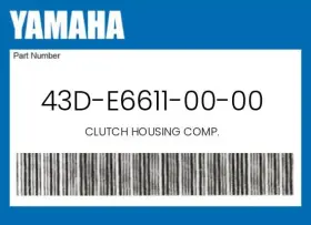 43d-e6611-00-00 Yamaha Genuine Clutch Housing Comp. -