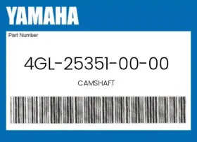 4gl-25351-00-00 Yamaha Genuine Camshaft -