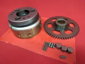4h7-15580-10-00 Yamaha 1985 Yfm 200 Moto 4 Starter Clutch And Flywheel #