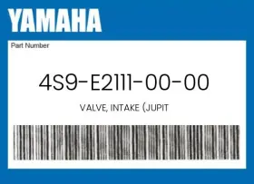 Yamaha 4s9-e2111-00-00 Genuine Valve Intake Jupit -