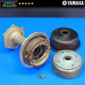 55x-25311-00-00 Yamaha 1987 Champ 100 Badger 80 Rear Back Drum Brake Plate Hub Axle Housing
