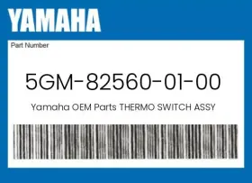 5gm-82560-01-00 Yamaha Genuine Thermo Switch Assy -