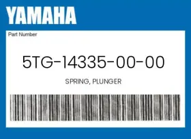 5tg-14335-00-00 Yamaha Genuine Spring Plunger -