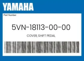 5vn-18113-00-00 Yamaha Genuine Cover Shift Pedal -