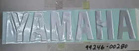 99246-00280-00 Yamaha Oem Genuine Emblem Inch Silver 2 1/2 Letters