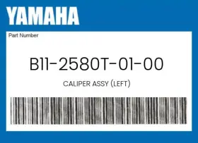 Yamaha B11-2580t-01-00 Genuine Caliper Assy Left -