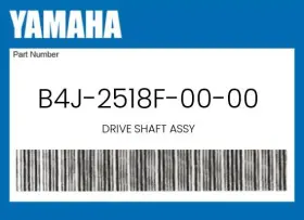 B4j-2518f-00-00 Yamaha Genuine Drive Shaft Assy -
