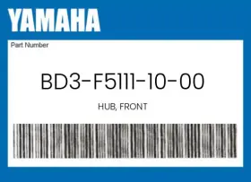 Yamaha Bd3-f5111-10-00 Genuine Hub Front -