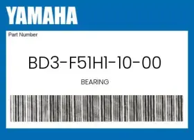 Bd3-f51h1-10-00 Yamaha Genuine Bearing -