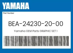 Bea-24230-20-00 Yamaha Genuine Graphic Set 1 -