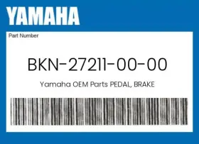 Bkn-27211-00-00 Yamaha Genuine Pedal Brake -