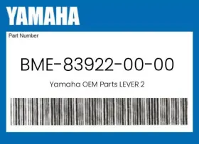 Bme-83922-00-00 Yamaha Genuine Lever 2 -