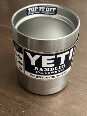 Yram10 Yeti Coolers Rambler 10 Oz. Stainless Steel Lowball No Cover