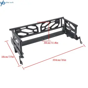 Yi290542t Yibei-tech Rear Cargo Bed Extender Extended Space 2016-2024 For Honda Pioneer 700-4 1000-5