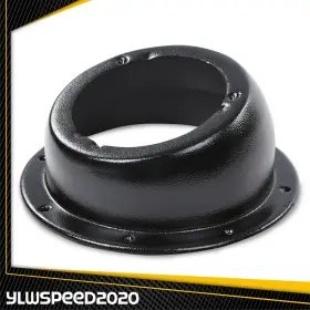 V-02scd0003abk Ylwspeed20 Mount Door Kick Panel 6.5 Inch Custom Rear Deck Angled Speaker Enclosures Boxes Pods