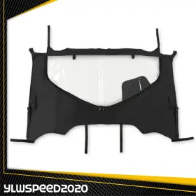 V-02sta1301abk Ylwspeed20 Rear Panel Waterproof Pvc Fit For 2016-23 Honda Pioneer 1000 /1000-5 Utv Fabric