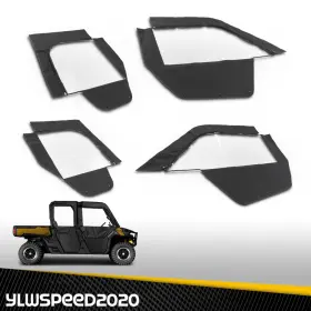Yl042303 Ylwspeed20 Half Soft Upper Doors Fit For 2017-2022 Can-am Defender Max Hd10 Hd8 4-upper