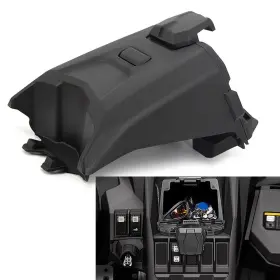 Zdl-kabusikikaisya1989us 550744552339 Gps Device Tablet Holder With Storage Box Black For Can Am Maverick X3 2017-2021