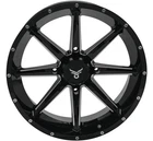 Quadboss Slicer Wheel - 18X7 4+3 4/156 Black/machined 608589 New. Price: $310.55.