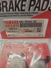 Yamaha 1998-2000 V-star XVS650 Brake Pad Kit 5BN-W0045-00-00 New. Price: $31.99.