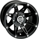 Moose Racing 0230-0755 Type 387X Wheels 12X7 4/4 4+3 Machined Black Front Rear New. Price: $117.95.