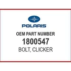 Polaris Clicker Bolt (1125408) 1800547 Oem New. Price: $44.99.
