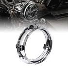 Chrome 7 Inch Round Headlight Lamp Trim Ring Mounting Bracket Harley Davidson New. Price: $23.99.