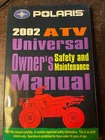 New Polaris 2002 Atv Safety & Maintenance Manual, 9916632. Price: $15.00.