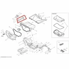 2007-2012 Can-am Outlander Efi Rear Left Storage Box Mount Bracket 705004563 New. Price: $29.88.