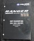 2007 Polaris Ranger 500 2X4 4X4 Efi Utv Atv All Terrain Service Repair Manual Used. Price: $76.96.