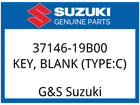 Suzuki Oem Part 37146-19B00 Key. Blank Type C New. Price: $9.16.