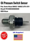 Oil Pressure Switch Sensor For Hisun 800CC 1000CC Utv Atv P010000365600000 New. Price: $27.99.