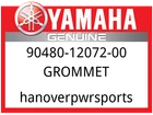 Yamaha Oem Part 90480-12072-00 Grommet New. Price: $9.49.